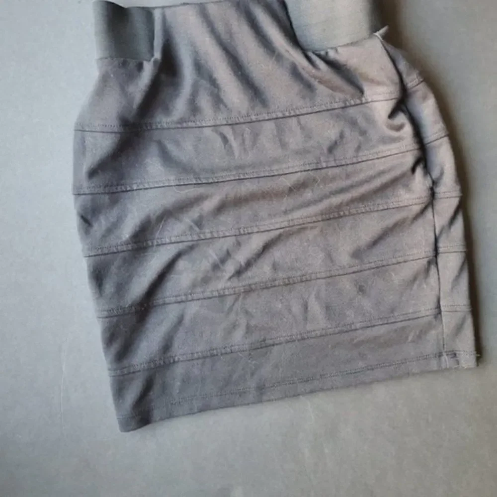 Iz Byer Black bandeau Mini Skirt